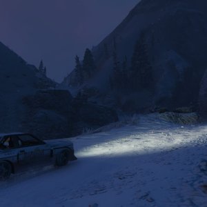 Grand Theft Auto V - Rallying In The Snow - 57