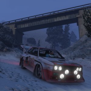 Grand Theft Auto V - Rallying In The Snow - 60