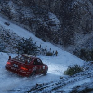 Grand Theft Auto V - Rallying In The Snow - 67