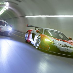 Mclarens at the Tunnel