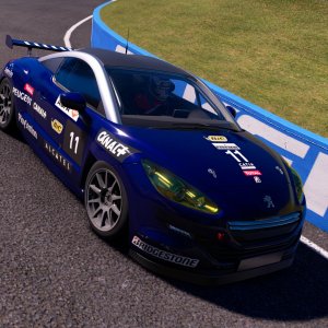 Peugeot RCZ Gr. 4 in Prost Peugeot AP01 colours