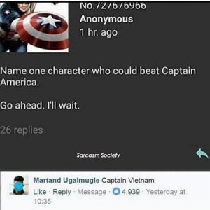 Captain America's weakness