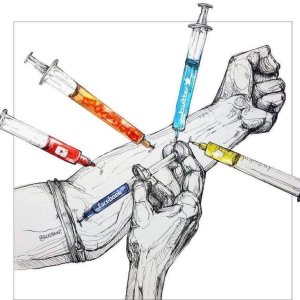 Social Media as portrayed by heroin
