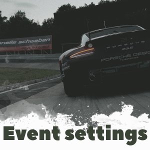 Event Settings
