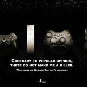 (NSFW) Another consideration of gaming not promoting violence
