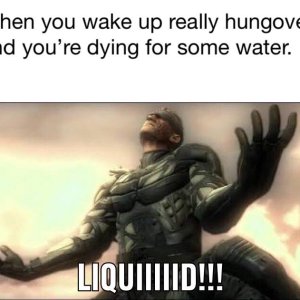 When you wakeup really hungover..