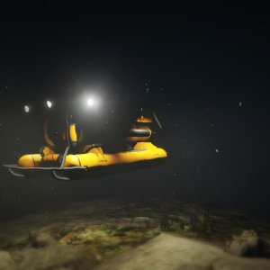 Having a ride in the yellow submarine 1