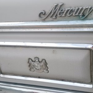 Mercury Marquis leather headlamp covers(?)
