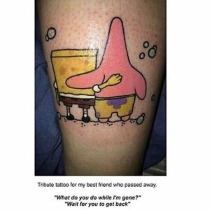 Tattoo made with tears