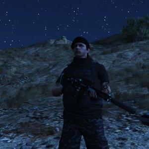Jake dons a new look in a flexible military styled outfit 2