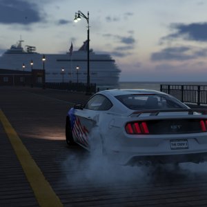 Mustang Burnout