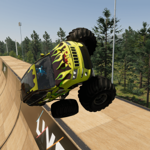 Half pipe, full monster