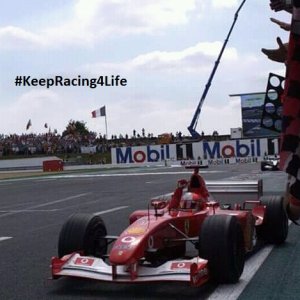 Michael Schumacher Wins The 2002 French GP