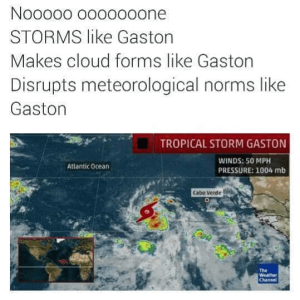 Storm Gaston brings a song