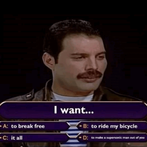 I want..