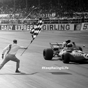 Jackie Stewart Wins The 1971 British GP