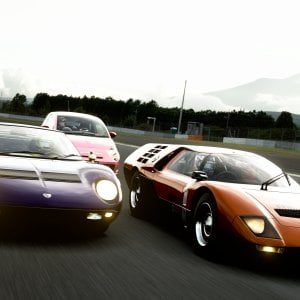The Miura and the RX500 finally gets their GTS grudge match
