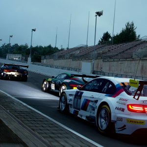 The M3 GT race car pounds its way through newer competition