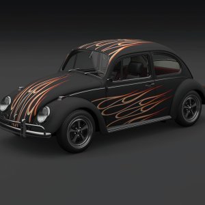 Hot Rod Beetle Front 3/4