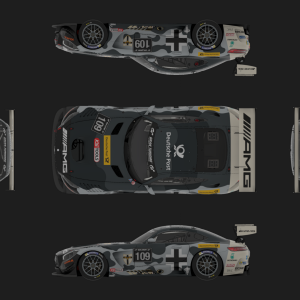 Bf 109 Mercedes AMG GT3 Plan View