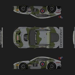 Spitfire Jaguar F-Type Plan View