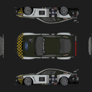 P-51 Ford Mustang Plan View