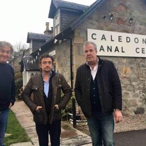 The Top Gear/Grand Tour guys visit the Caledonian Canal Centre