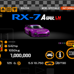 Mazda RX-7 A-Spec LM Light Purple