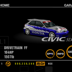 Honda Civic 3Door racing modification