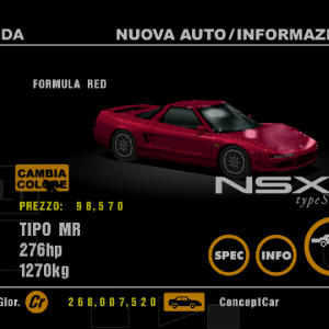 Honda NSX Type S Zero