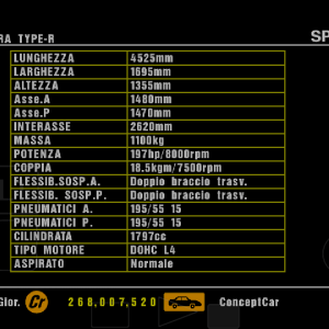 Honda Integra Type-R specs
