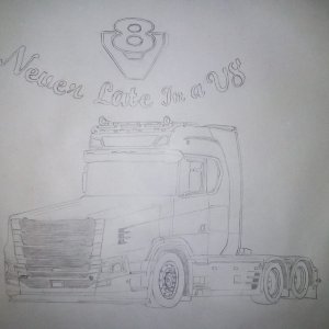 Scania S730T (Front view)