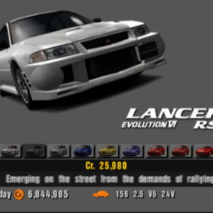 Mitsubishi Lancer Evolution VI RS