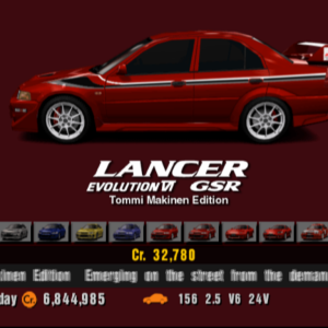 Mitsubishi Lancer Evolution VI GSR TME SCP