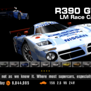 Nissan R390 GT1 LM Race Car