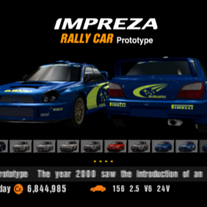 Subaru Impreza Rally Car Prototype