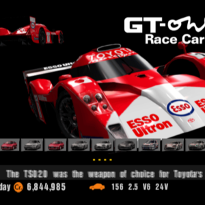 Toyota GT-One Race Car