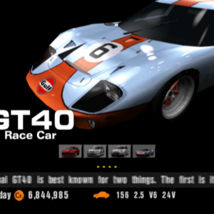 Ford GT40 Race Car