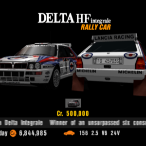 Lancia Delta HF Integrale Rally Car