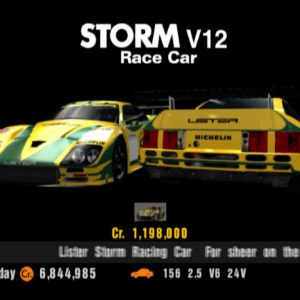Lister Storm V12 Race Car
