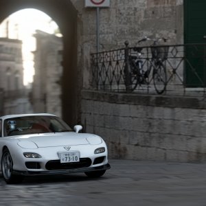 White 2002 Mazda RX-7 FD