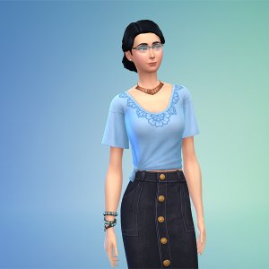 Mamma mia! It's an SPD sneak on Sophia D'Antonio, as seen in The Sims 4