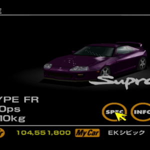 Toyota Supra RZ purple