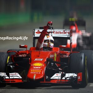 Sebastian Vettel Wins The 2015 Singapore GP