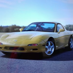 Mazda RX-7 Gold Metallic