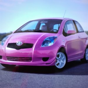 Toyota Yaris S Pink