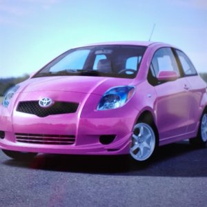 Toyota Yaris S Pink