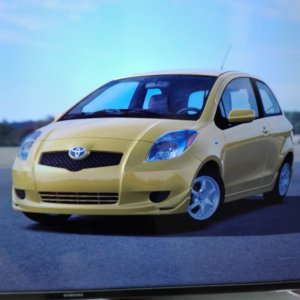 Toyota Yaris S Yellow