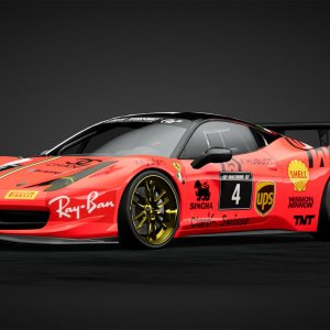 Group 3 Ferrari 458 GT3 '13