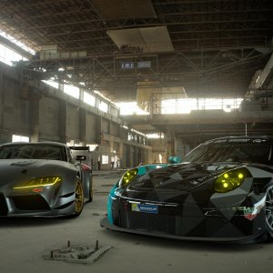 Toyota and Porsche GT3